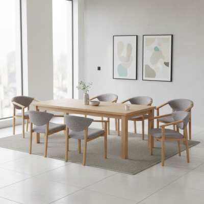 Set di cuscini per seduta design soggiorno sedia da pranzo gruppo di 8 sedie