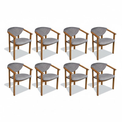 Set di cuscini per seduta design soggiorno sedia da pranzo gruppo di 8 sedie