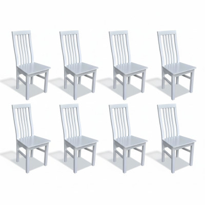 Sedia da pranzo, sedie di design, sedie da pranzo, set di 8 sedie in legno massello e stoffa nuove.   Sedia da pranzo, sedie di design, sedie da pranzo, set di 8 sedie in legno massello e stoffa nuove.