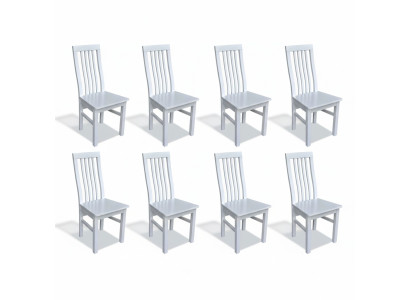 Sedia da pranzo, sedie di design, sedie da pranzo, set di 8 sedie in legno massello e stoffa nuove.   Sedia da pranzo, sedie di design, sedie da pranzo, set di 8 sedie in legno massello e stoffa nuove.