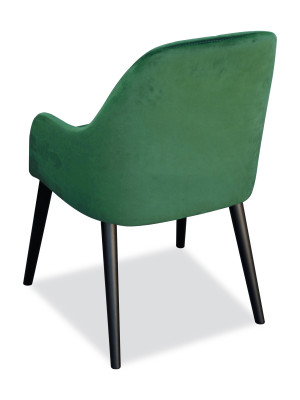 Cucina sedie elegante sala da pranzo tessuto nuovo set 4x poltrona sedia design legno tessile.