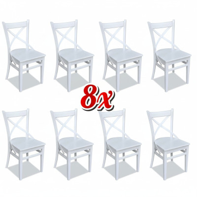 Soggiorno 8x Sedie Nuovo Set di Sedie Design Poltrona Imbottita in Pelle Tessuto