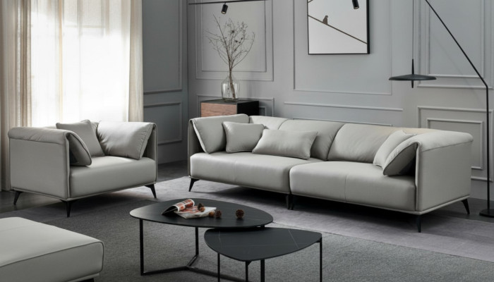 Divano di design italiano Set di divani 4+1 posti Divano imbottito Mobili