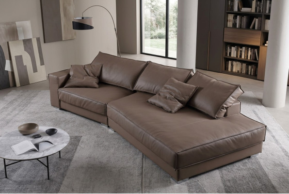 Design a forma di L Moderno Divano di lusso Nuovo Divano angolare Divani Tessuto Letto Funzione