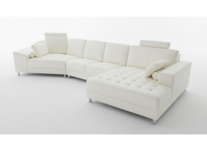 Design divano angolare in pelle Divani Divani a forma di U Divano Couch Imbottito Nuova zona giorno