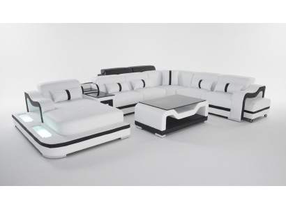 Design divano moderno Divano angolare imbottito Nuovo layout abitativo a forma di U