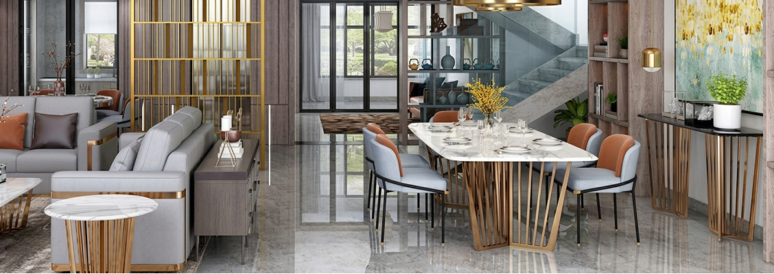 Sala da pranzo Soggiorno Tavoli design in acciaio inossidabile 180x90cm Mobili di lusso Tavolo da pranzo Tavolo  Sala da pranzo Soggiorno Tavoli di design in acciaio inossidabile 180x90cm Mobili di lusso Tavolo da pranzo Tavolo