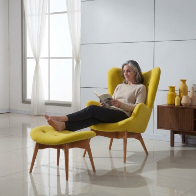 Poltrona design divano divanetto tessile salotto club imbottitura lusso sedile