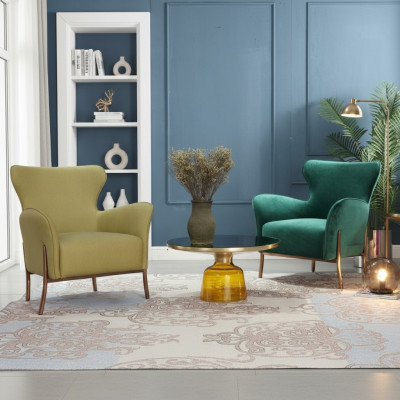 Poltrona Design Divano Sofa Relax Tessuto Lounge Lusso Posto a Sedere TV