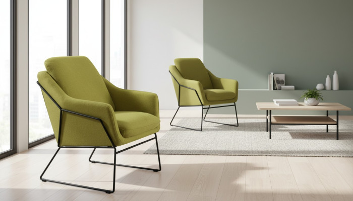 Designer poltrona sofa reclinabile monoposto moderna imbottita di Lehnen, nuova.