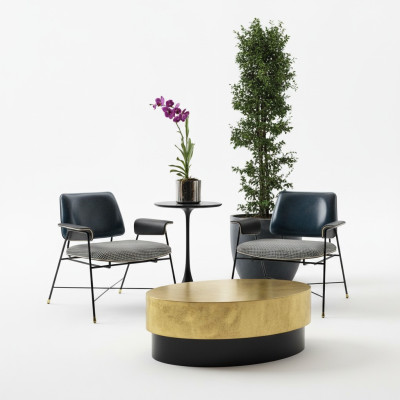Poltrona design creativa in tessuto per divano seduta lounge club imbottita di lusso.