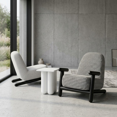 Mobili di design di lusso Poltrona di design moderna 63*80cm Tessuto Soggiorno