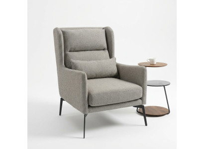 Poltrona Sedia Imbottitura TV pelle Tessuto Legno Design Lounge Club Relax