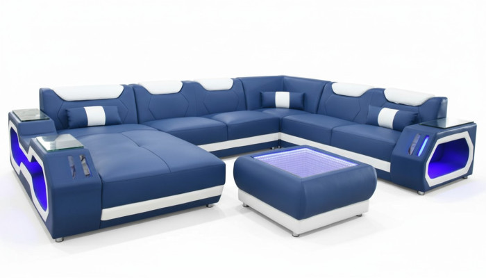 Divani a forma di U divano angolare in tessuto pelle angolo nuovo divano da soggiorno divano di design