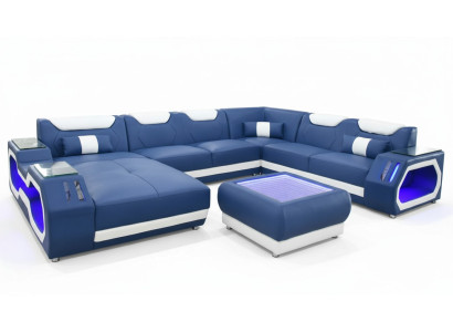 Divani a forma di U divano angolare in tessuto pelle angolo nuovo divano da soggiorno divano di design