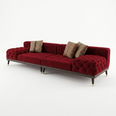 Chesterfield divano grande lusso mobili sofà divano imbottito divani 4 posti