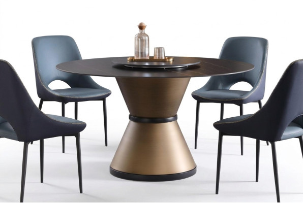 Moderna sala da pranzo soggiorno cucina Tavoli rotondi Tavolo da pranzo Tavolo di design Rotondo