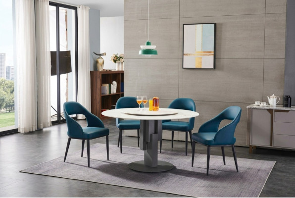 Sala da pranzo Mobili Tavolo ovale Design Tavoli Mobili di lusso Nuovo Acciaio inossidabile