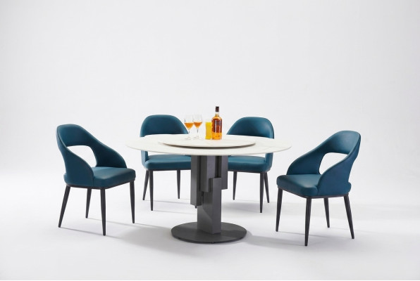 Sala da pranzo Mobili Tavolo ovale Design Tavoli Mobili di lusso Nuovo Acciaio inossidabile