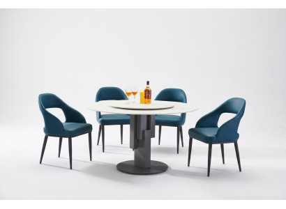Sala da pranzo Mobili Tavolo ovale Design Tavoli Mobili di lusso Nuovo Acciaio inossidabile