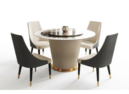 Tavolo da pranzo in marmo Moderno tavolo da pranzo Soggiorno Cucina Tavoli Design Tavolo Rotondo Nuovo