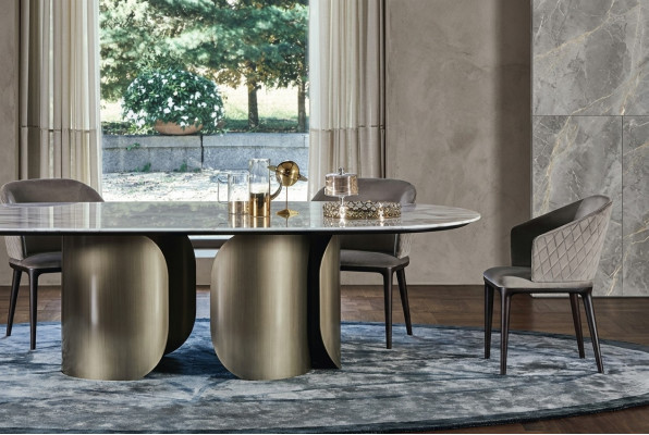 Tavoli Pietra Cucina Tavolo da pranzo moderno Tavolo sala da pranzo Mobili di lusso design nuovo