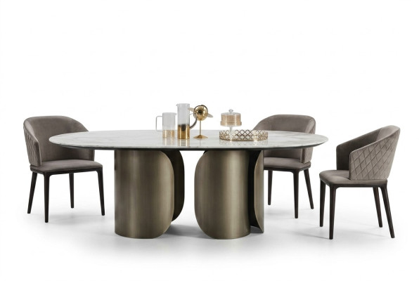 Tavoli Pietra Cucina Tavolo da pranzo moderno Tavolo sala da pranzo Mobili di lusso design nuovo