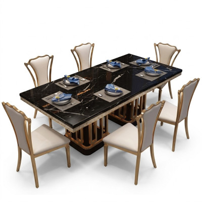Lusso Moderno stile in marmo Tavolo Mobili Tavolo Tavoli Design Sala da pranzo Cucina