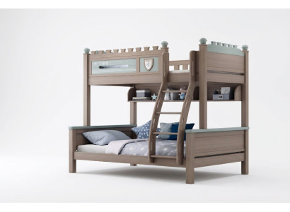 Letto a castello, letto a soppalco, letto per bambini, letti a castello in legno di pino, camera da letto per bambini nuova.