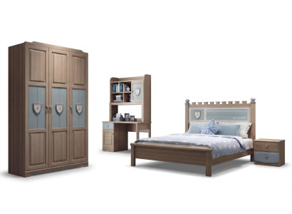 Camera per ragazzi con set per bambini Letto Comò Armadio 5 pezzi Camera da letto Nuovo