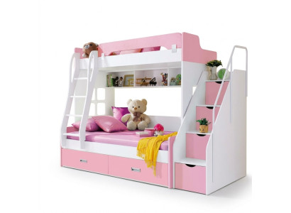 Letto per ragazzi Letti Rosa Letti a castello Letti a castello in legno Mobili in legno Nuovi