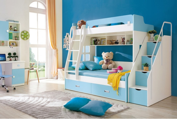 Letto a castello a due piani Letto a castello a più piani Camera per bambini Letto a soppalco Letto Letto per bambini Letti