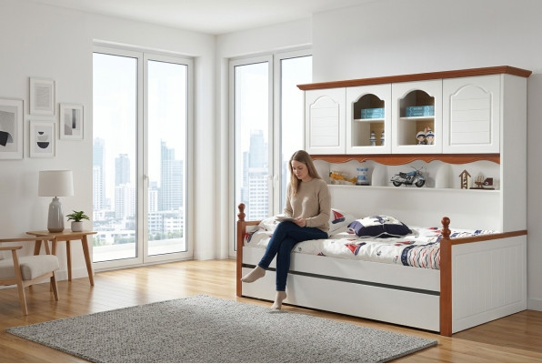 Letto bambini ragazzi camera letti legno camera da letto abitare casa di campagna mobili nuovi