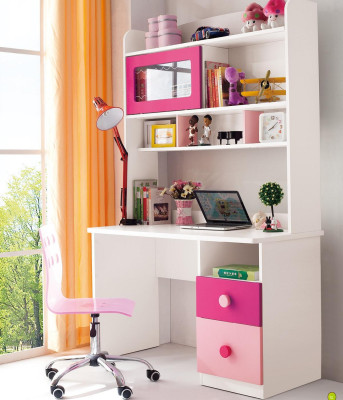 Set tavolo letto armadio cassettiera 4 pezzi completo camera da letto per ragazzi per bambini