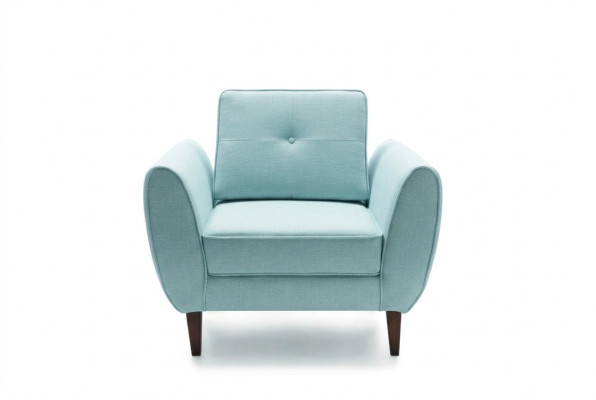 Design divano Chesterfield in stoffa poltrona poltrona da salotto 1 posto divani imbottiti lounge club