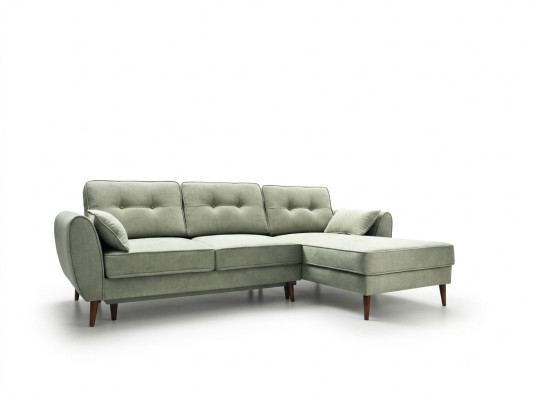 Sofà design divano a L a forma di mobili funzioni tessuto in pelle letto divano letto