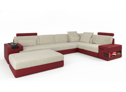 Set di divani moderni a L imbottiti per angolo divano divani hocker Living Mobili