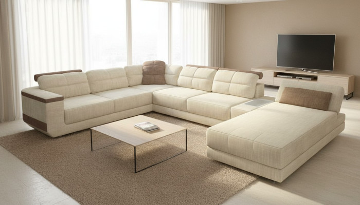 Divano a forma di U moderno design divano a forma di U divano letto funzionale mobili nuovi