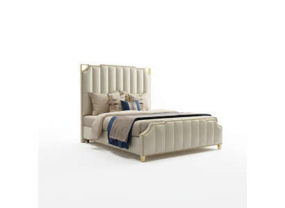 Letto design Letti 180x200cm Dubai Hotel matrimoniale Legno Camera da letto di lusso