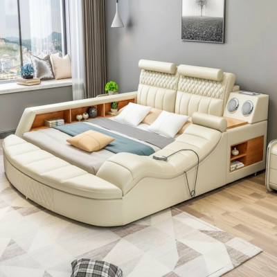 Letto multifunzione Letto matrimoniale Letti Letto matrimoniale Letto imbottito Camera da letto
