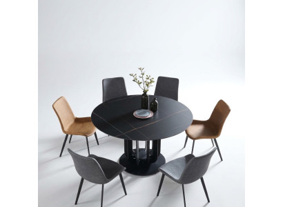 Tavoli di lusso Tavolo rotondo Design rotondo Mobili in acciaio inossidabile Sala da pranzo Tavoli da pranzo Nuovi  Tavoli di lusso Tavolo rotondo Design rotondo Mobili in acciaio inossidabile Sala da pranzo Tavoli da pranzo Nuovi