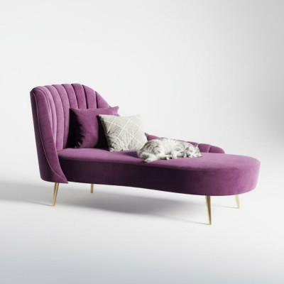 Chaise lounge lettino mobili di lusso imbottiti divano relax chaiselounge