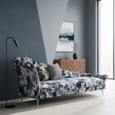 Tessuto Chaise Lounge Letto Imbottito Divano Relax Chaiselongue Club Mobili Nuovi