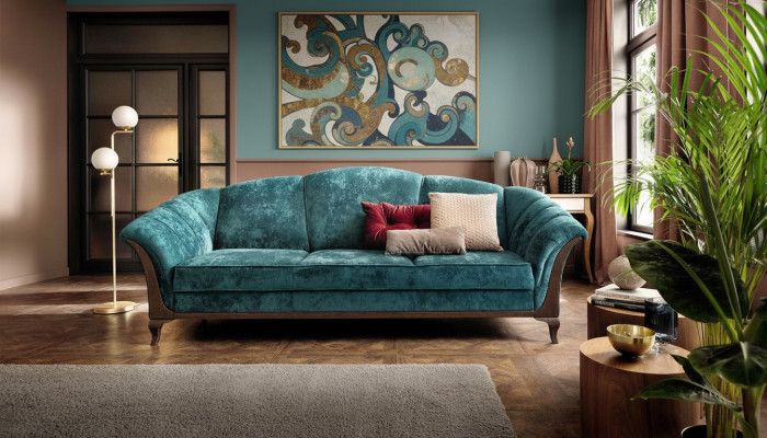 Divano letto a tre posti stile moderno Mobili divani 3 posti Sofa moderno divani Nuovo