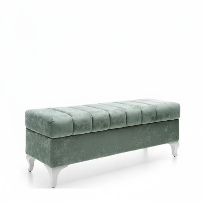 Designer sgabello Chaiselounge soggiorno moderno panca poggiapiedi 140 x 43cm nuovo