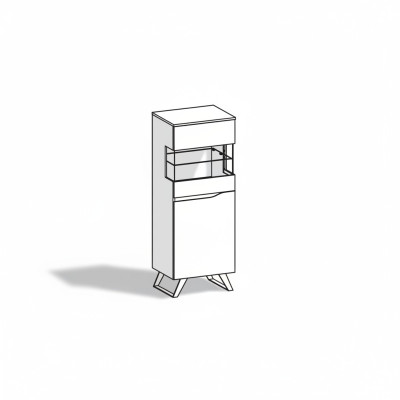 Vetrina moderna in vetro credenza in legno armadio del designer scaffale vetrina nuovo