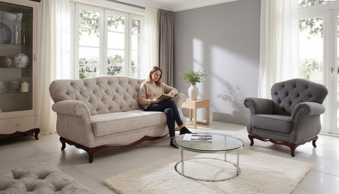 Soggiorno stile moderno mobili divano 2 posti 172 x 90 cm divano moderno salotti