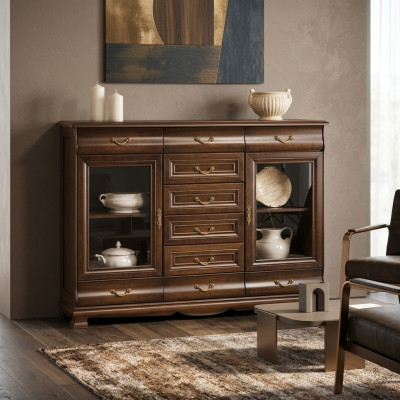 Comò, credenza, armadio, comodini, legno, vetro, mobili design, scaffale, hotel