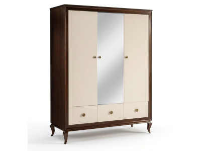 Armadio con specchio Armadio di legno Armadio di design Armadi camera da letto