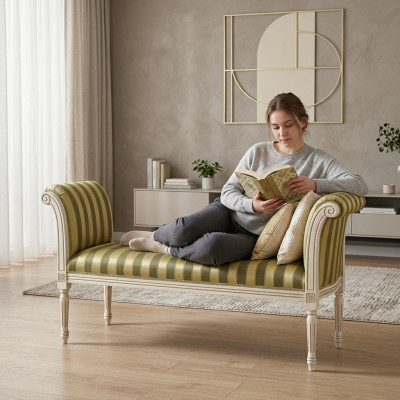 Panchina Pouf Panchina Poggiapiedi Pouf da salotto Pouf da designer Nuovo